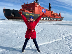 Аспирантка нашего факультета Алла Шишкина покорила Северный полюс!