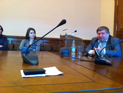 Встреча магистрантов с В.Ю.Матвеевым, заместителем генерального директора Государственного Эрмитажа