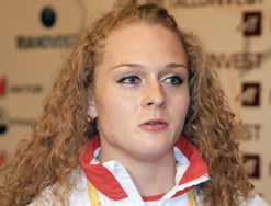 Магистрант О.Сливенко - чемпионка Европы по тяжелой атлетике в 2013 г.